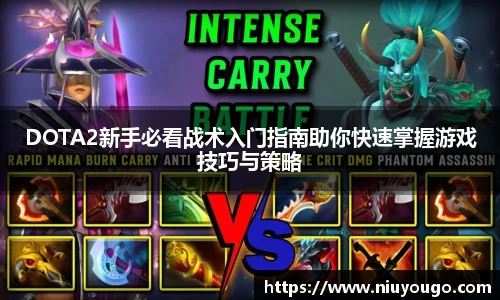 DOTA2新手必看战术入门指南助你快速掌握游戏技巧与策略